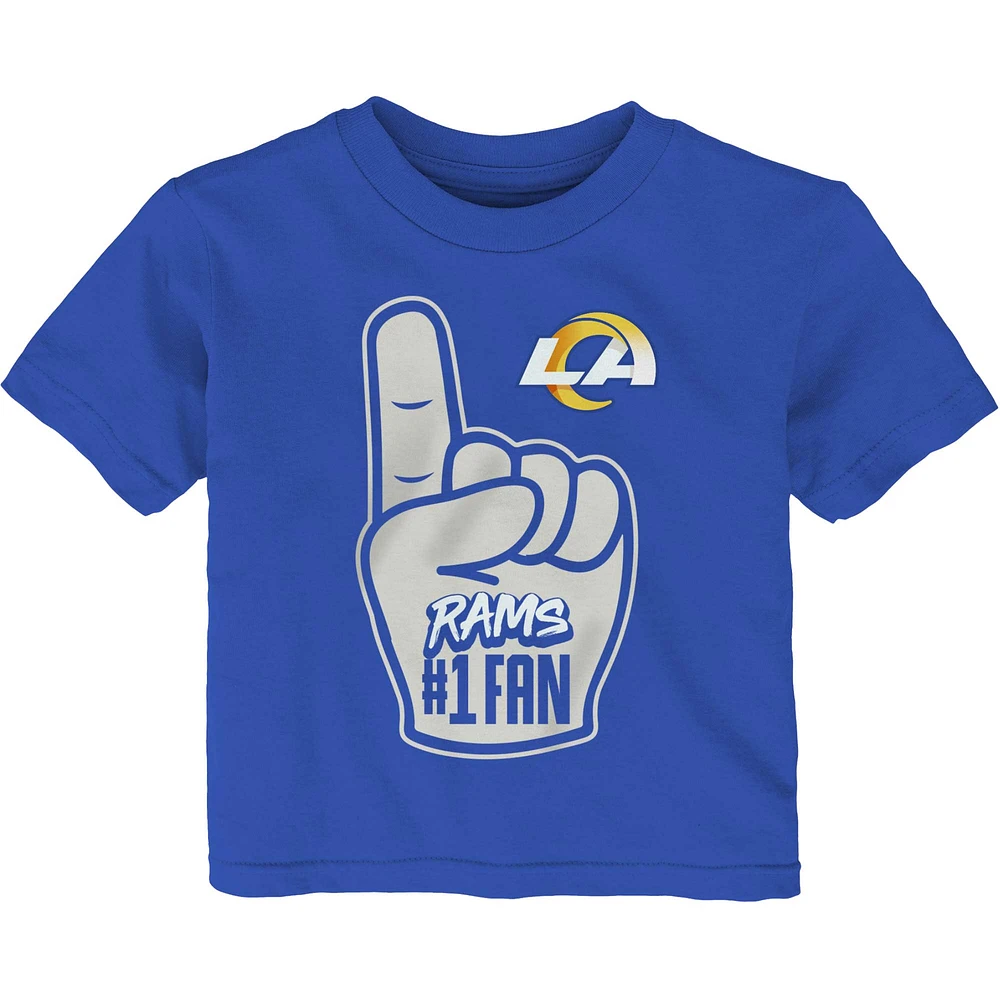 Infant Royal Los Angeles Rams Hand-Off T-Shirt