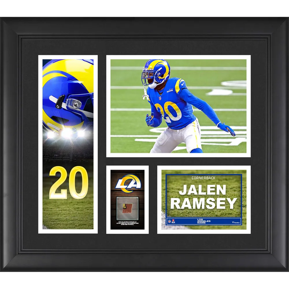 Lids Jalen Ramsey Los Angeles Rams Fanatics Authentic Framed 15' x 17'  Player Collage with a Piece of Game-Used Football