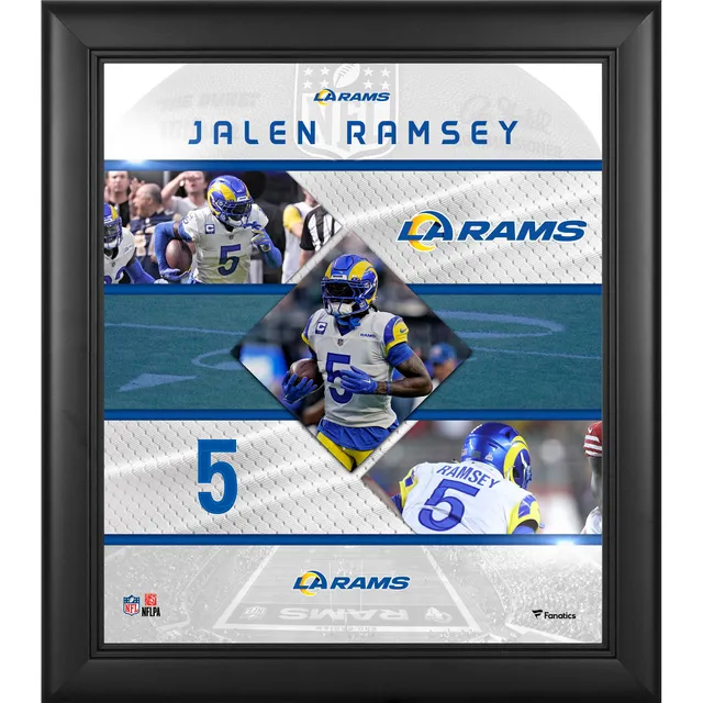 Lids Los Angeles Rams Fanatics Authentic Black Framed Jersey