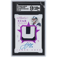 Jared Goff Los Angeles Rams Autographed 2018 Panini Flawless 2 Color Relic #SW-AJ #4/5 BGS Authenticated 10/10 Card