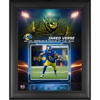 Jared Verse Los Angeles Rams Framed 13" x 16" 2024 NFL Defensive Rookie of the Year Collage