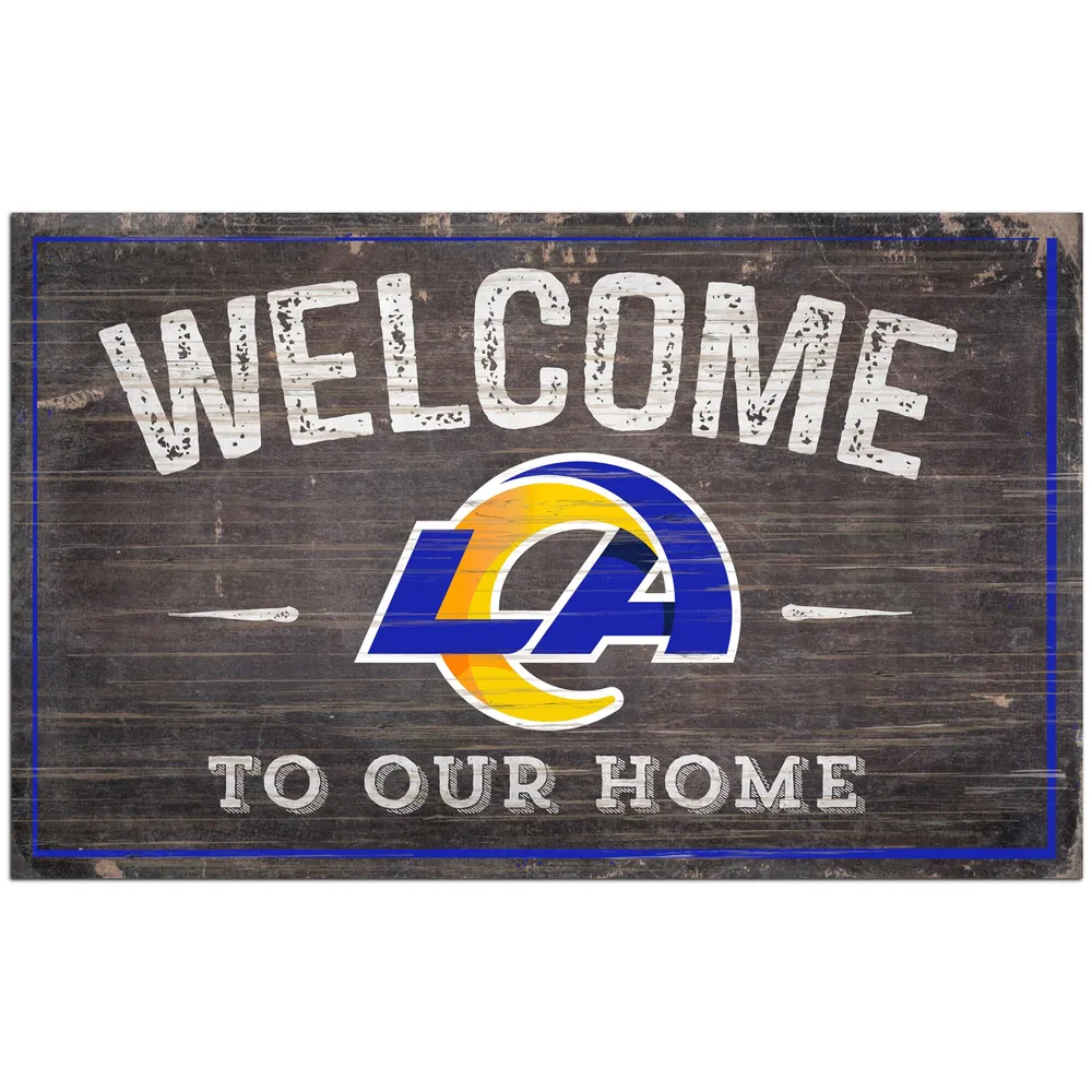 Lids Los Angeles Rams 11'' x 19'' Welcome To Our Home Sign