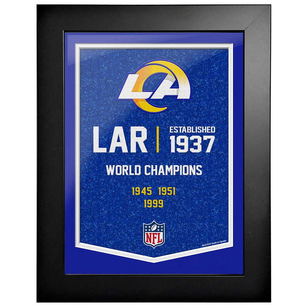Los Angeles Rams - 12'' x 16'' Empire Framed Art