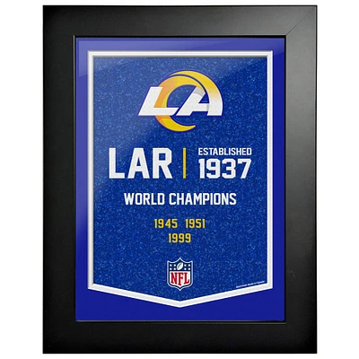 Los Angeles Rams - 12'' x 16'' Empire Framed Art