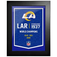Los Angeles Rams - 12'' x 16'' Empire Framed Art