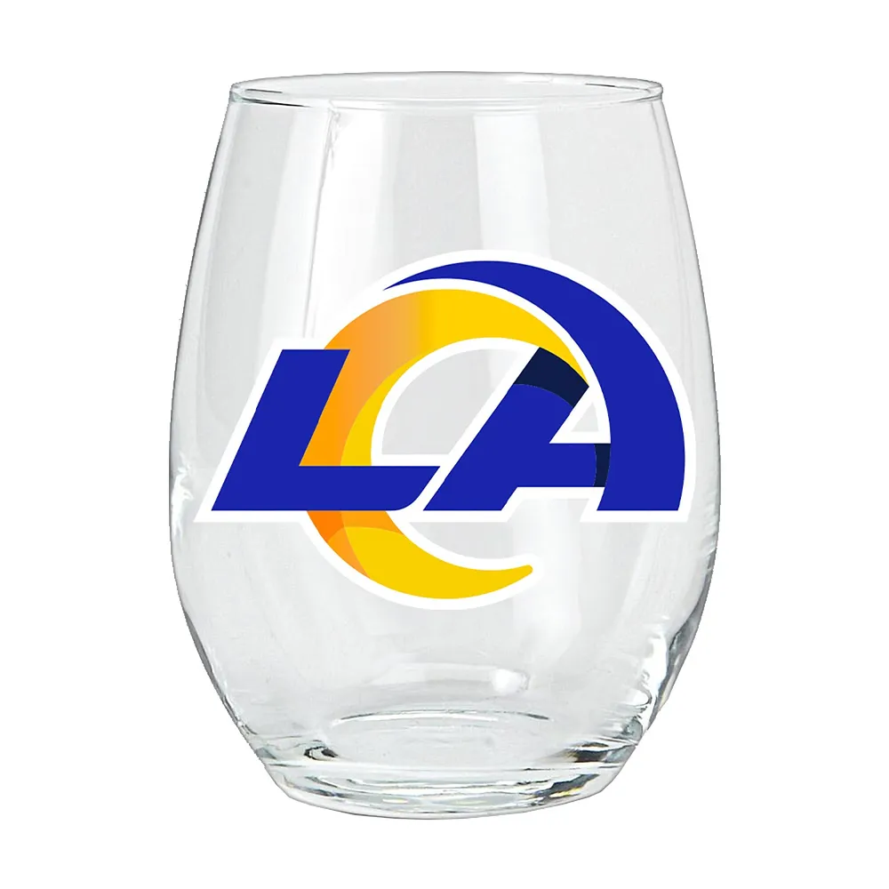 Etched Logo 15 Oz Stemless Wine Glass