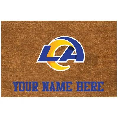 Los Angeles Rams 19.5'' x 29.5'' Personalized Door Mat