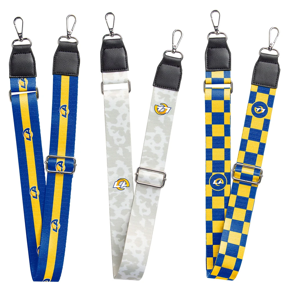 Los Angeles Rams 3-Pack Bag Strap Set