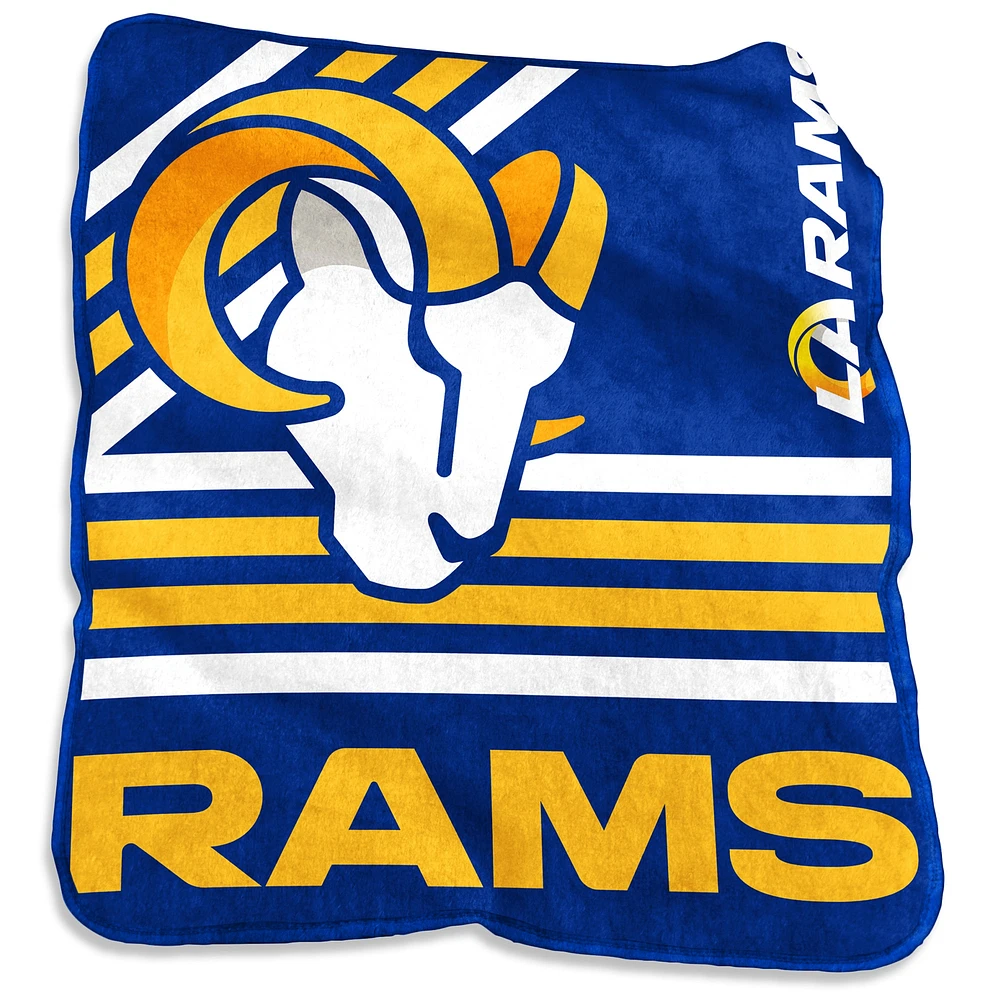 Jeté Raschel en peluche 50 po x 60 po des Rams de Los Angeles