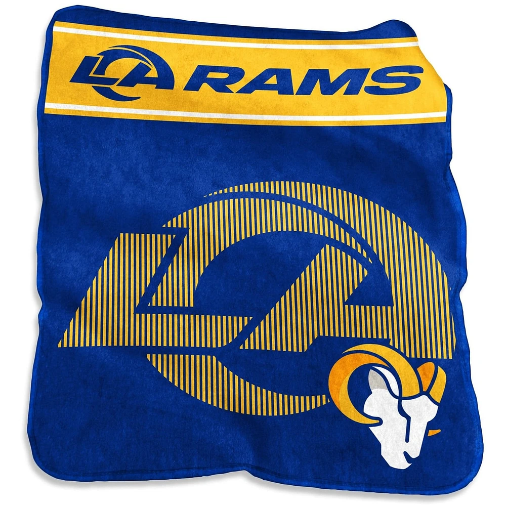 Couverture en peluche Raschel des Los Angeles Rams 60'' x 80'' XL