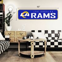 Los Angeles Rams 90'' x 23'' Repositionable Wall - Decal