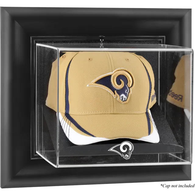 Los Angeles Rams Fanatics Authentic Brown Framed Wall-Mountable Team Logo Mini Helmet Display Case