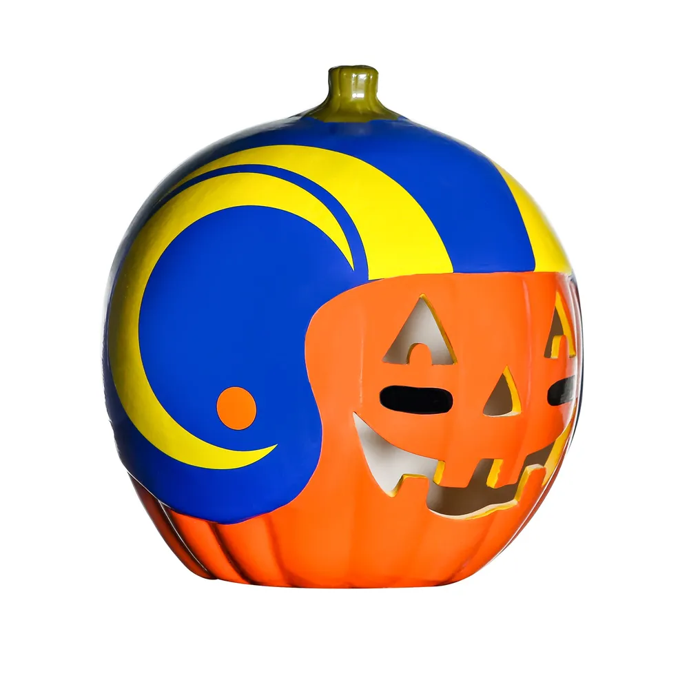 Lids Los Angeles Rams Ceramic Pumpkin Helmet