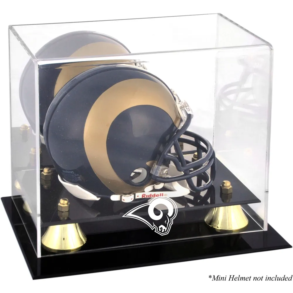 Cincinnati Bengals Mahogany Logo Mini Helmet Display Case