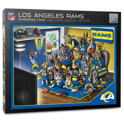 Los Angeles Rams Purebred Fans 18'' x 24'' A Real Nailbiter 500-Piece Puzzle