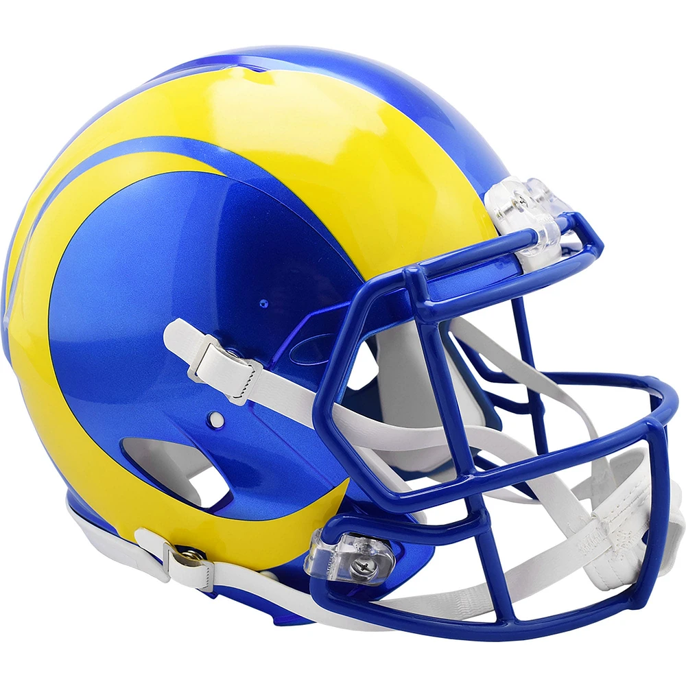 Casque de football authentique pleine grandeur Revolution Speed ​​Riddell 2020 - Présent des Rams de Los Angeles