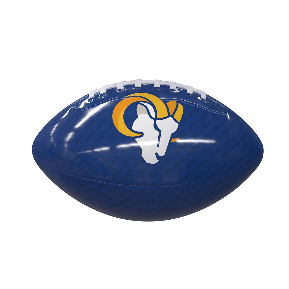 Mini ballon de football en caoutchouc brillant des Rams de Los Angeles