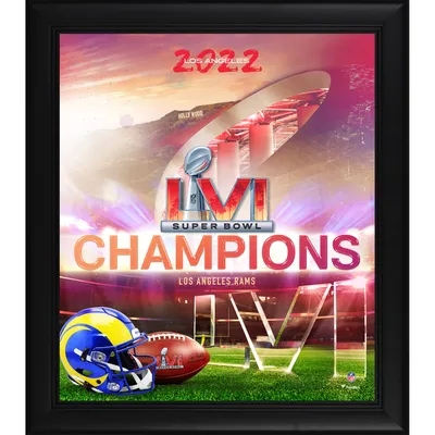 Los Angeles Times Rams Super Bowl LVI Champions Framed Player Newspaper