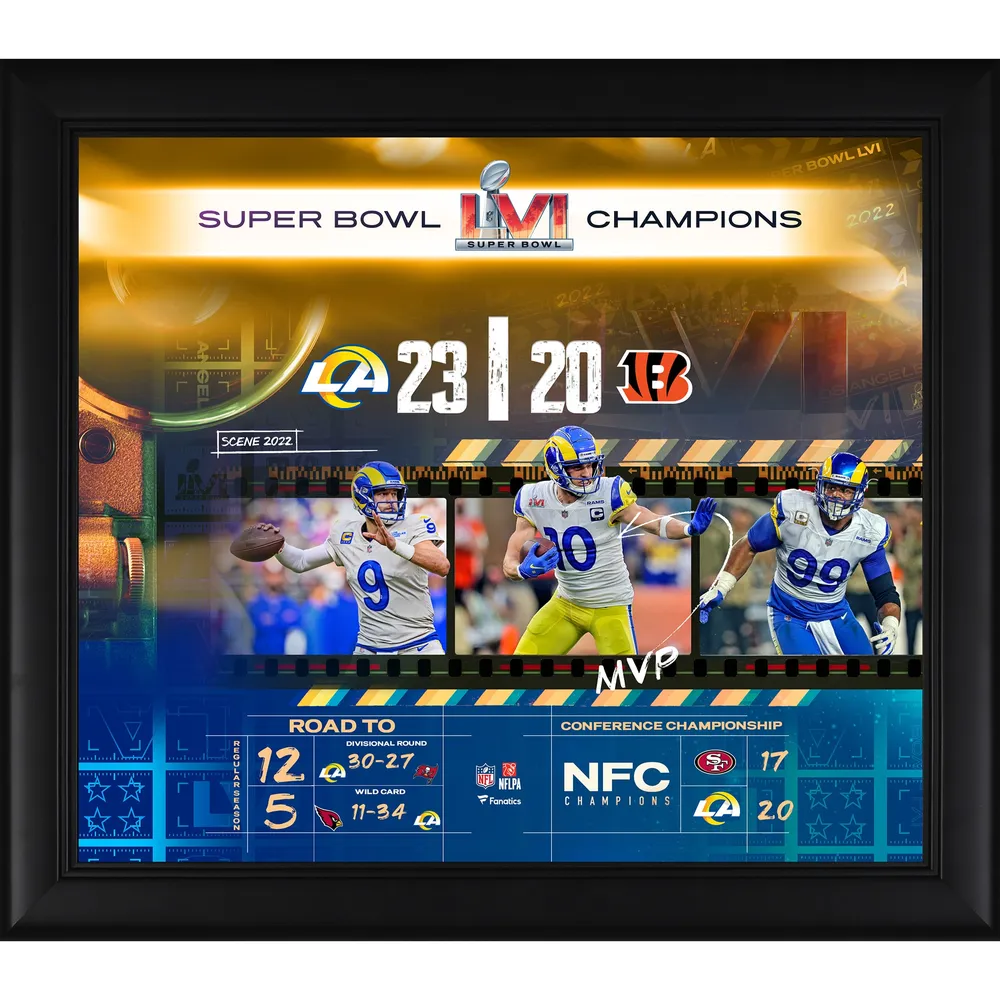 Fanatics Men's NFL Super Bowl LVI Champions Schedule T-Shirt