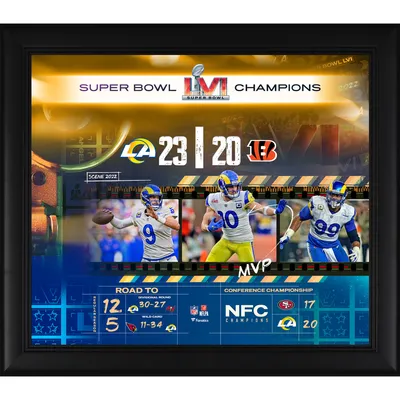 Los Angeles Times Rams Super Bowl LVI Champions Framed