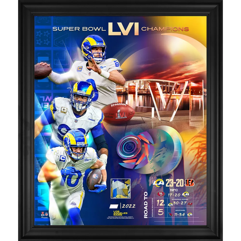 2021-2022 Rams Super Bowl LVI Champions Poster Wall Decor - Trends