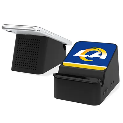 Los Angeles Rams Wireless Charging Station and Bluetooth Speaker