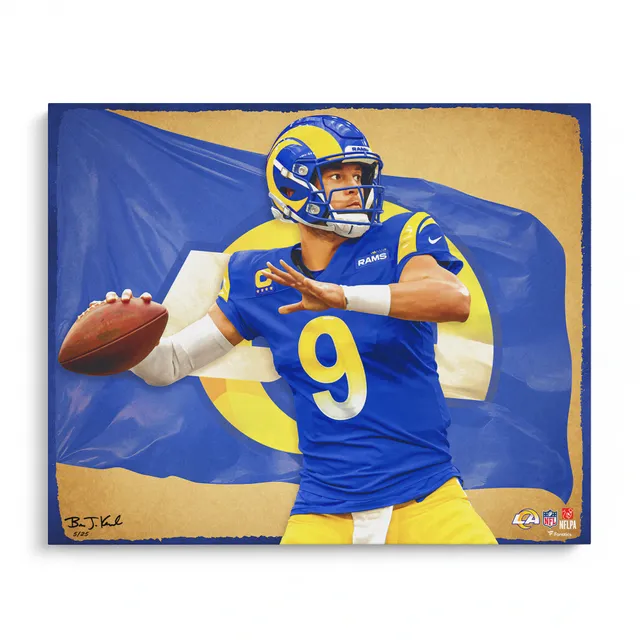 Lids Matthew Stafford Los Angeles Rams Fanatics Authentic 16 x 20 Photo  Print - Designed & Signed by Artist Brian Konnick - Limited Edition 25