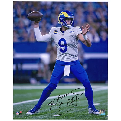 Matthew Stafford Los Angeles Rams Autographed 16'' x 20'' Passing Photograph