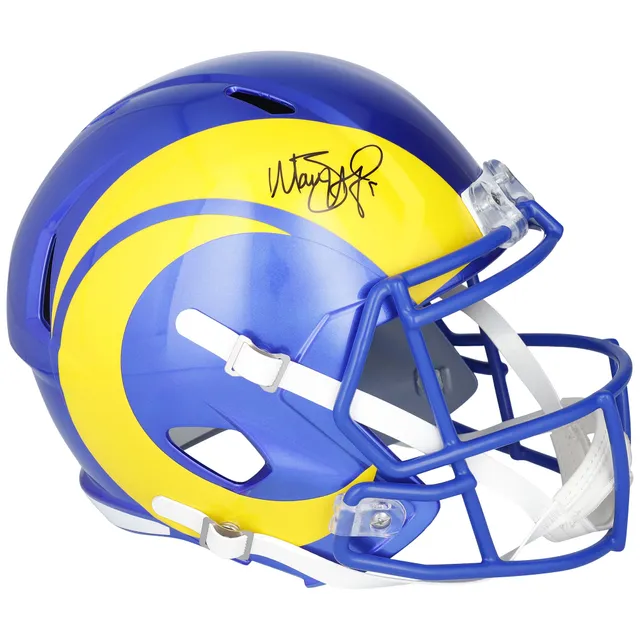 Riddell Los Angeles Rams Flat Black Alternate Speed Mini Football Helmet