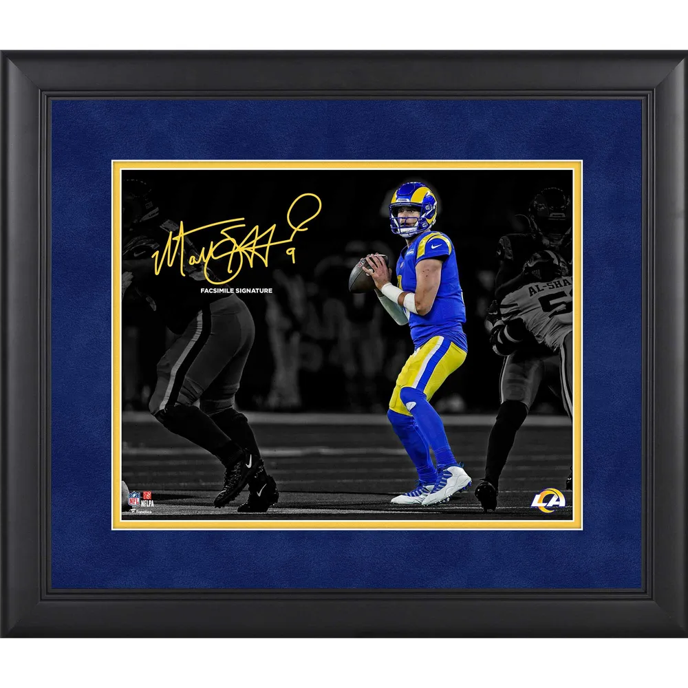 Cooper Kupp Los Angeles Rams Fanatics Authentic Framed 11 x 14 Spotlight  Photograph - Facsimile Signature