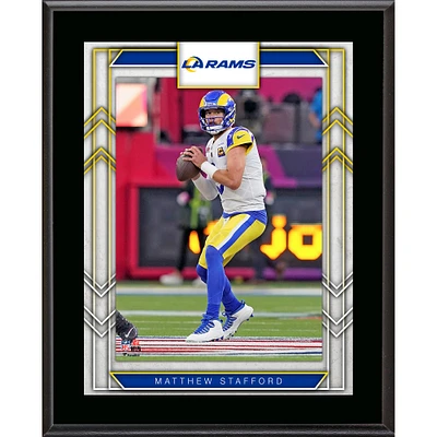 Matthew Stafford Los Angeles Rams Framed 10.5" x 13" Sublimated Player Plaque