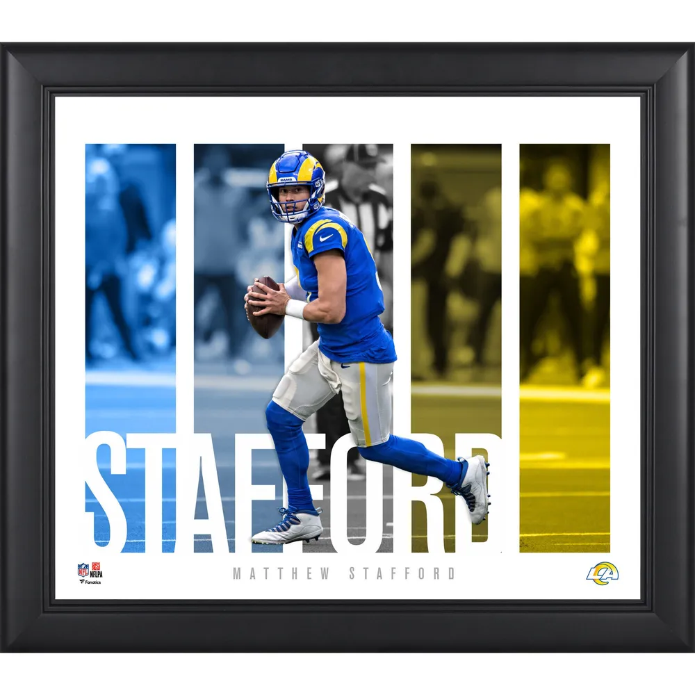 Lids Matthew Stafford Los Angeles Rams Fanatics Authentic Framed 15'' x  17'' Player Panel Collage