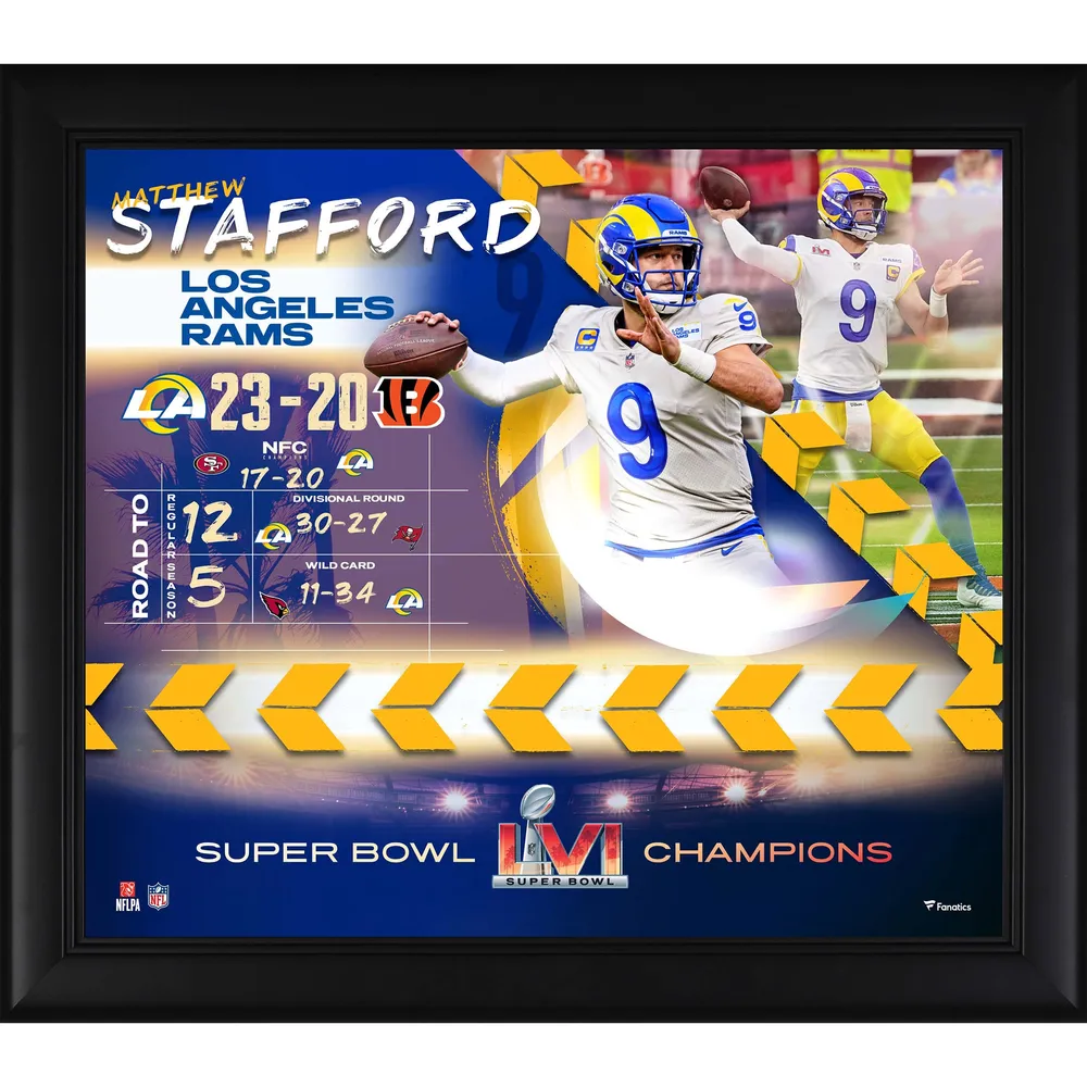 Matthew Stafford Los Angeles Rams Fanatics Branded Super Bowl