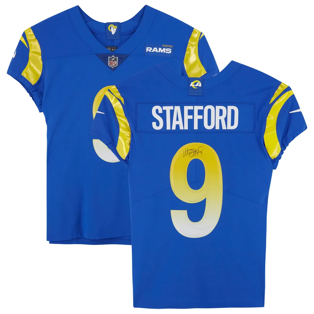 Men's Nike Matthew Stafford Royal Los Angeles Rams Super Bowl LVI