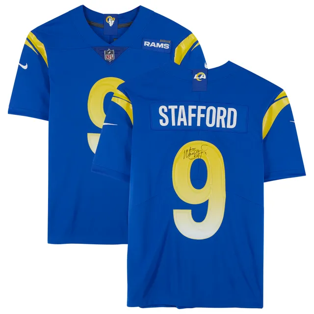 Matthew Stafford Nike Elite Authentic Rams Jersey 