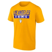 T-shirt Fanatics Gold pour homme des Los Angeles Rams