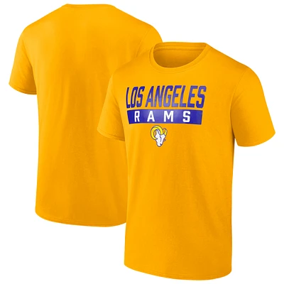 T-shirt Fanatics Gold pour homme des Los Angeles Rams