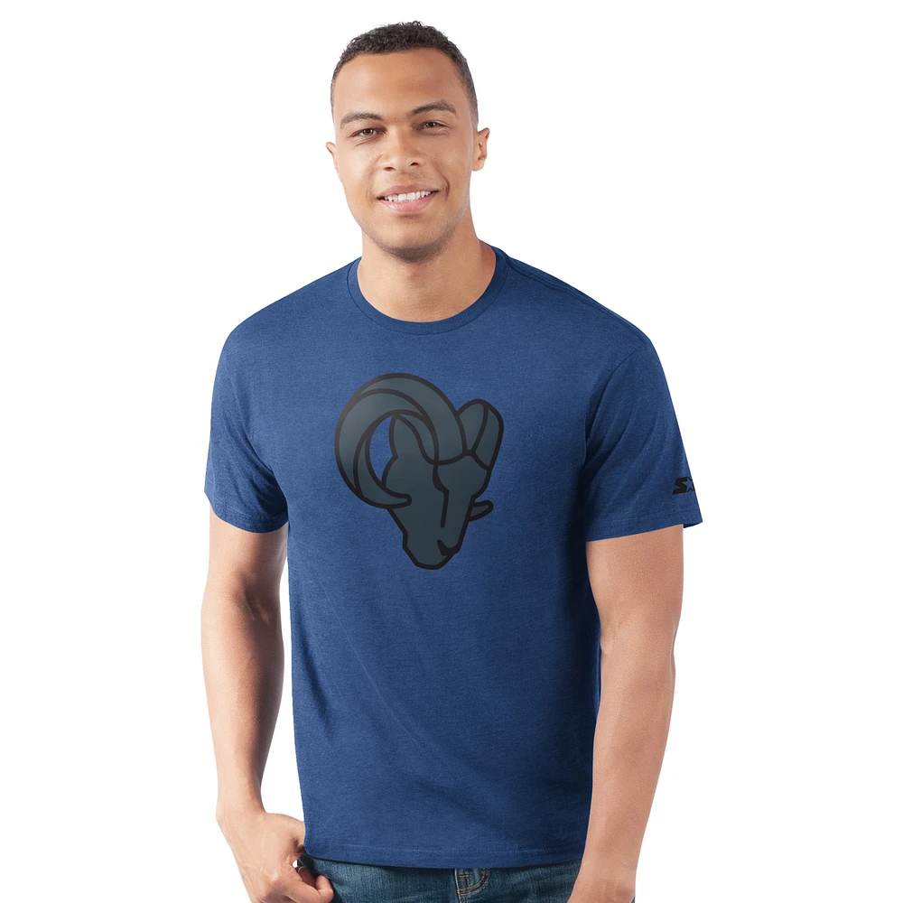 Men's Starter  Royal Los Angeles Rams Prime Time T-Shirt