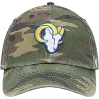 Casquette réglable '47 Camo Los Angeles Rams Woodland Clean Up pour homme