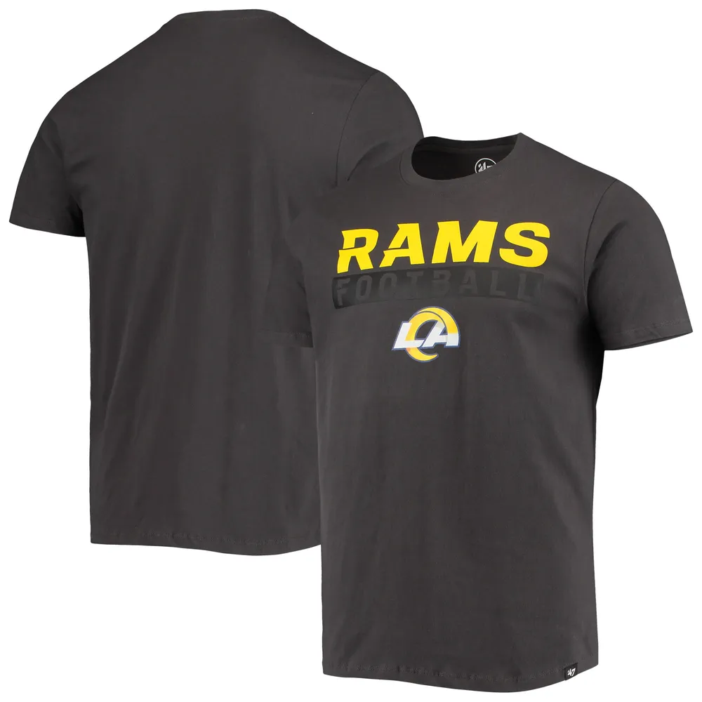 T-shirt Los Angeles Rams Dark Ops Super Rival '47 anthracite pour homme