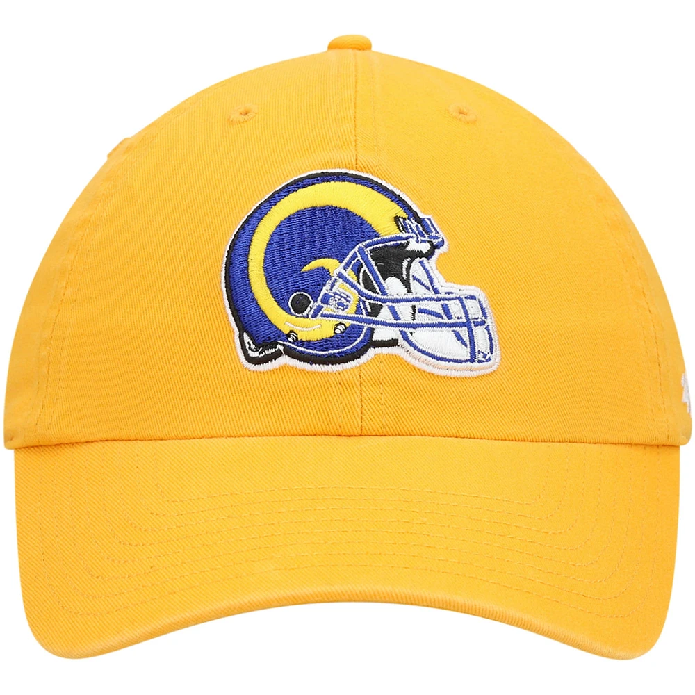 Men's '47 Gold Los Angeles Rams Clean Up Legacy Adjustable Hat