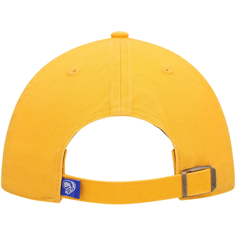 Men's '47 Gold Los Angeles Rams Clean Up Legacy Adjustable Hat