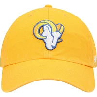 Men's '47 Gold Los Angeles Rams Secondary Clean Up Adjustable Hat