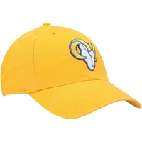 Men's '47 Gold Los Angeles Rams Secondary Clean Up Adjustable Hat