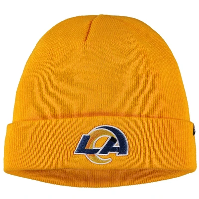 Bonnet en tricot à revers secondaire Los Angeles Rams '47 Gold pour homme