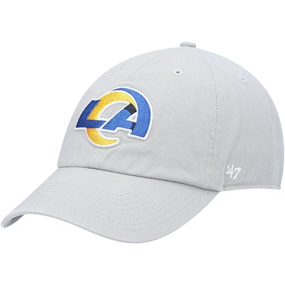 Casquette ajustable Clean Up Los Angeles Rams '47 grise pour homme