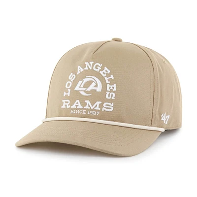 Men's '47 Khaki Los Angeles Rams Canyon Ranchero Hitch Adjustable Hat