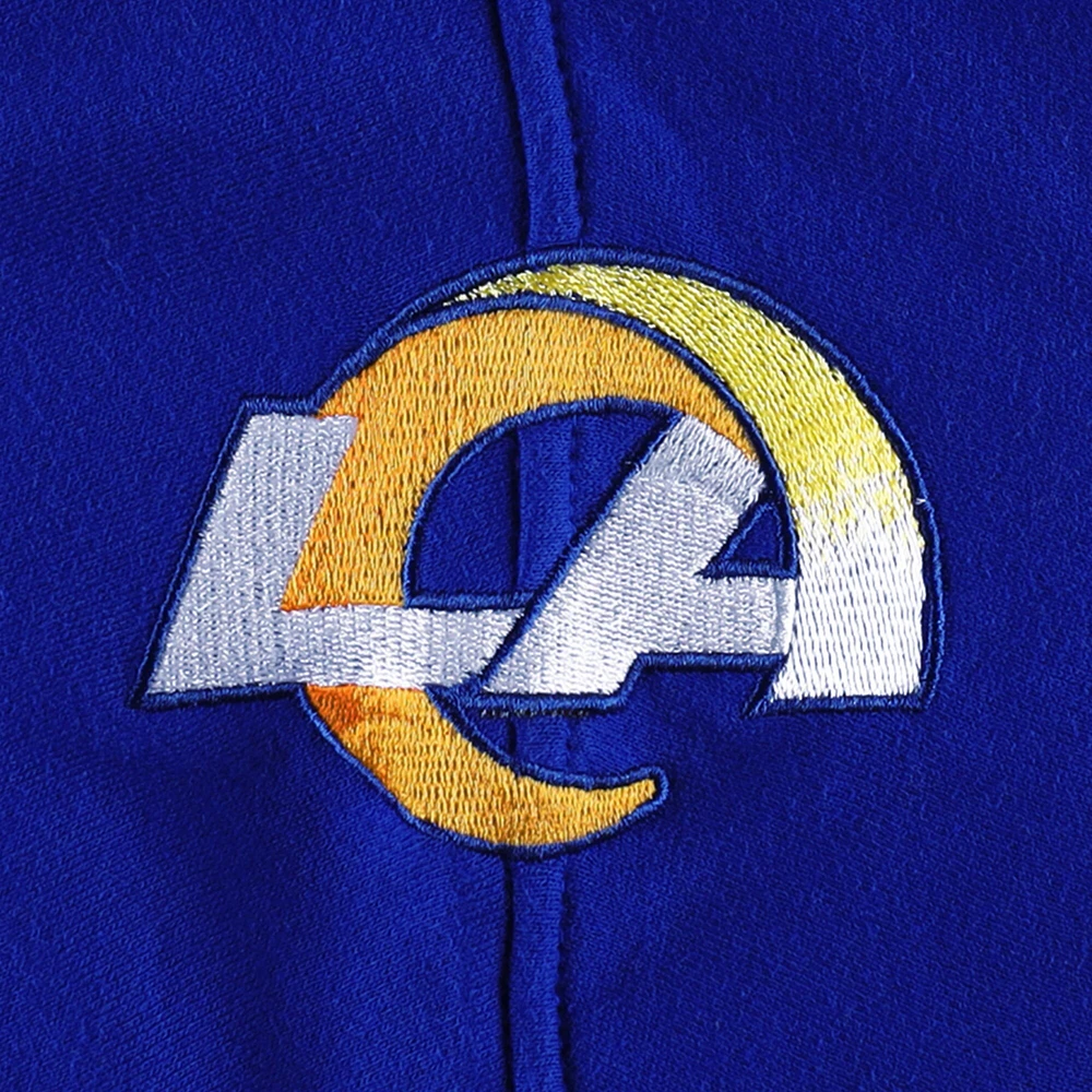 Chandail à capuchon lacets gris chiné pour hommes '47 Los Angeles Rams Gridiron