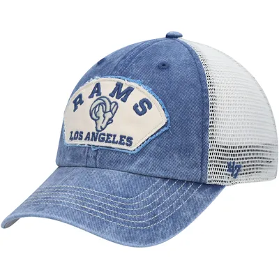 '47 Men's Royal Los Angeles Rams Legacy Highpoint Trucker Clean Up Snapback Hat