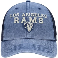 Casquette '47 Navy Los Angeles Rams Drumlin Trucker Clean Up Snapback pour homme